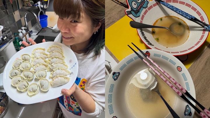 阮小儀高調晒幸福  升呢人妻親自包餃子冧爆老公