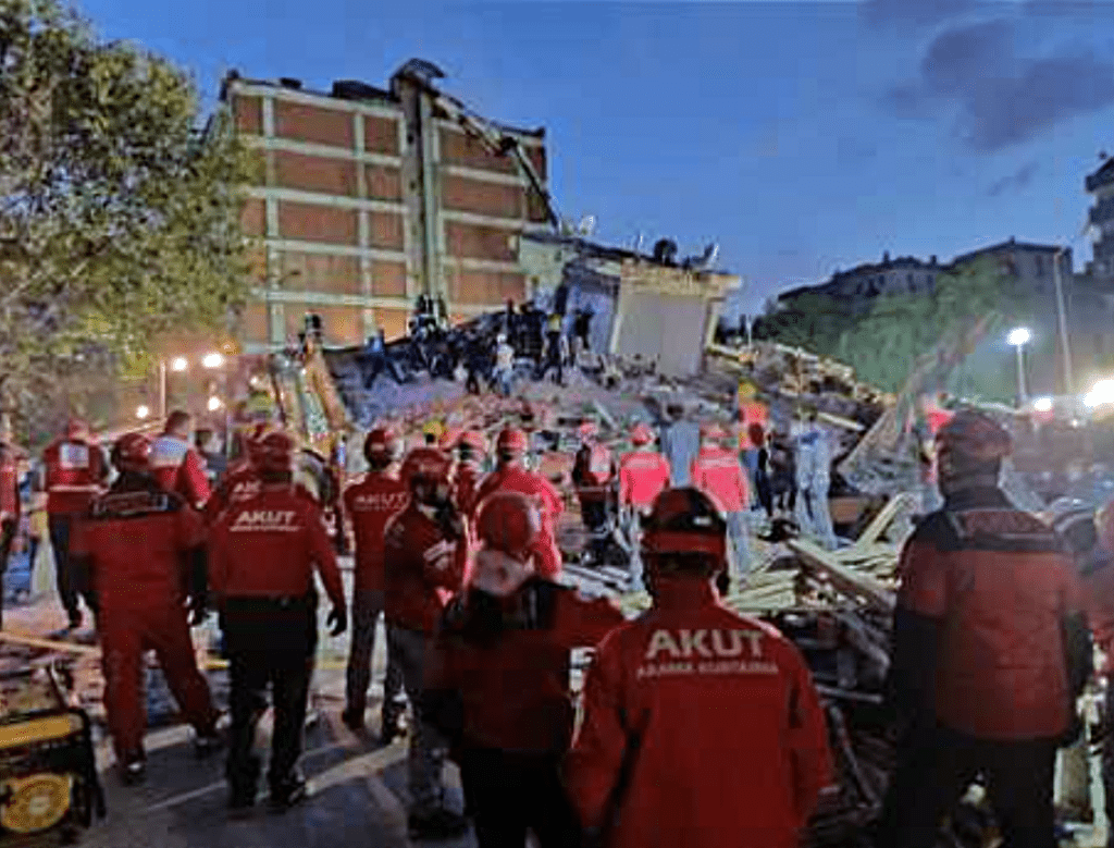 土耳其地震，港府派出搜救队远赴当地救援。资料图片