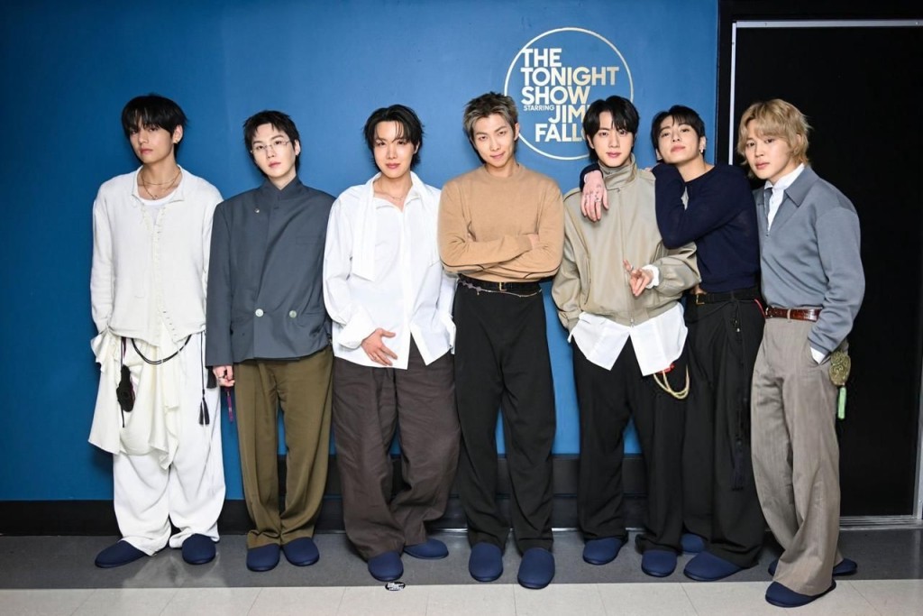 BTS相隔4年多再上Jimmy Fallon節目。