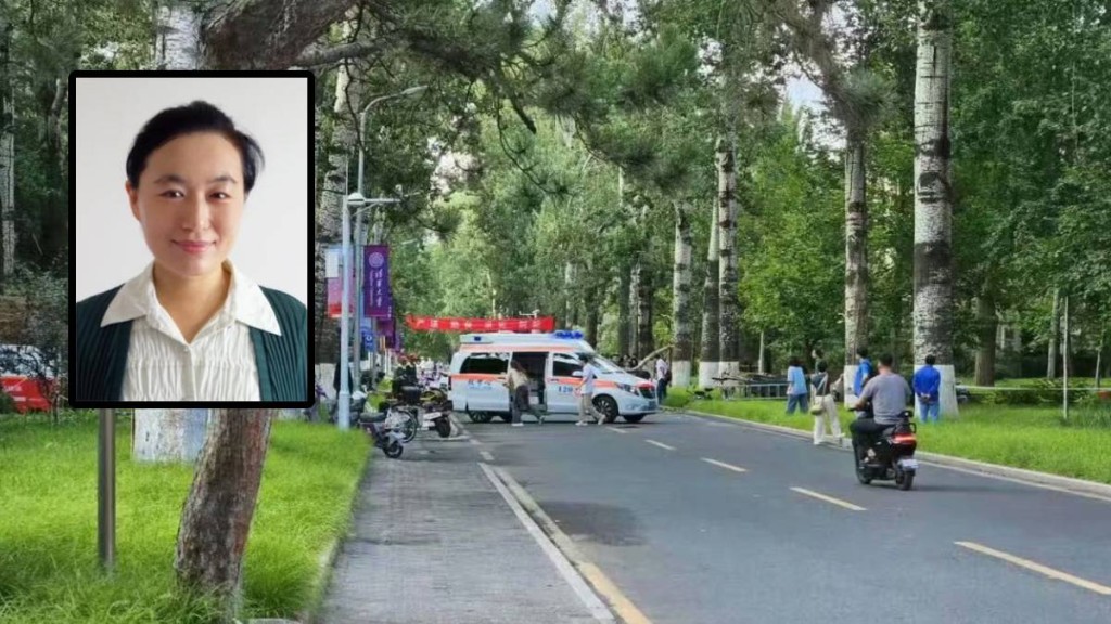 北京學者張愛玲去世，傳在清華大學探望女兒時，遭斷樹壓死。小紅書