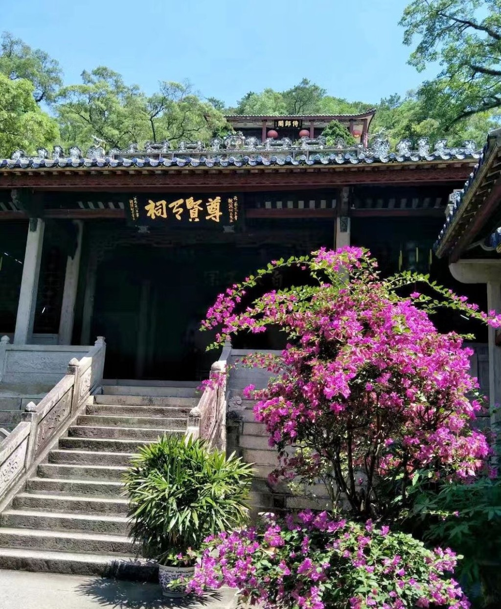 潮州旅遊好去處2024｜2. 韓文公祠 景區集亭台樓閣、青山碧澗於一體。（圖片來源：林墨柒@小紅書）