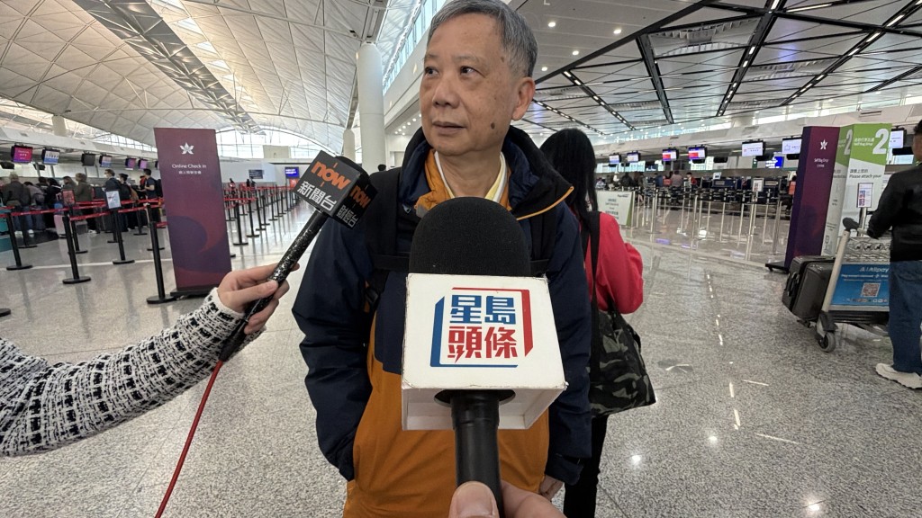 何先生跟團到日本關西旅遊,笑言完全不擔心遇上地震。 何先生跟團到日本關西旅遊,笑言完全不擔心遇上地震。