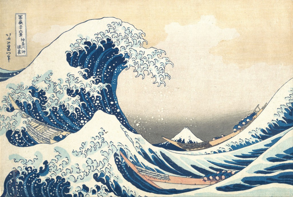 《神奈川冲浪里》。网图