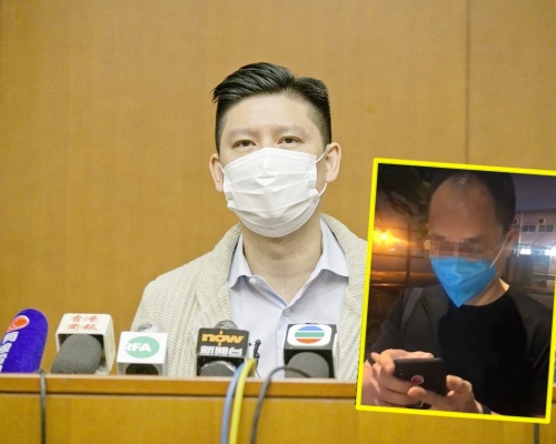 譚文豪指,昨晚離開立法會後,發現被人跟蹤。資料圖片