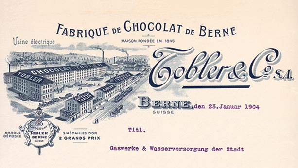 1899年的朱古力厂。Mondelez International网图