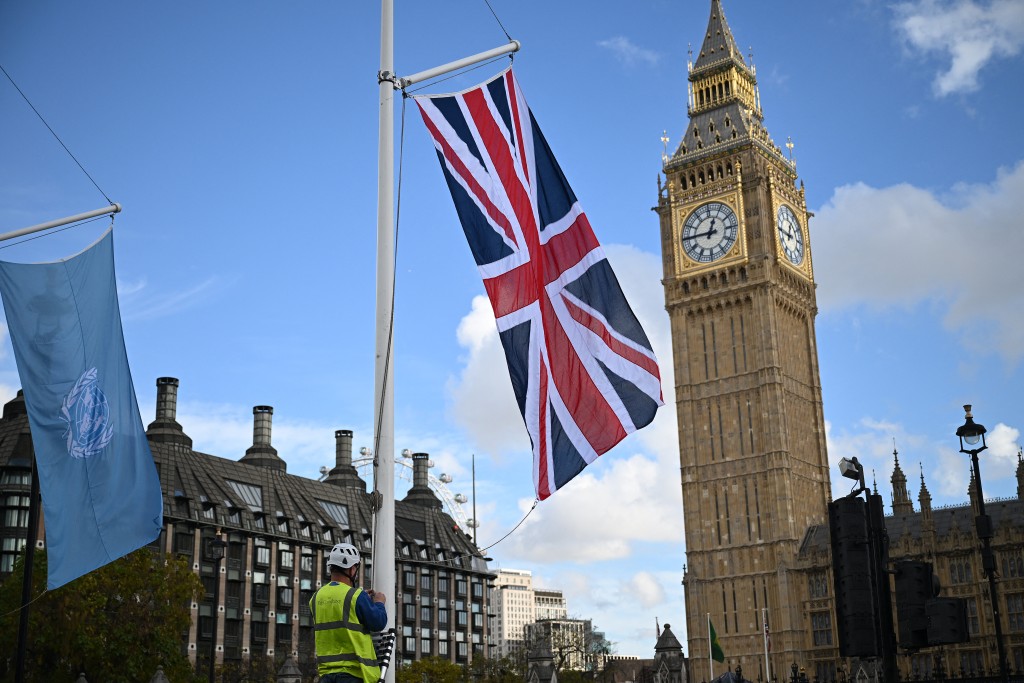 伦敦大笨钟（Big Ben）属当地最著名的哥德复兴式地标与文化象征。法新社
