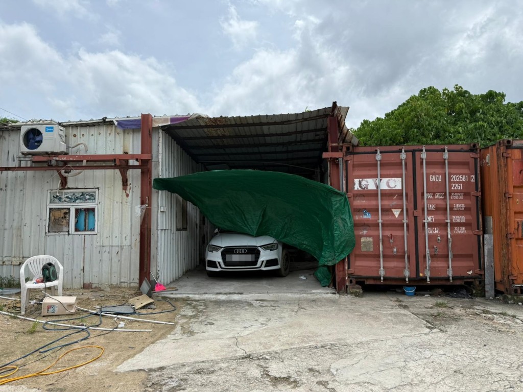 警方展示涉案車輛。
