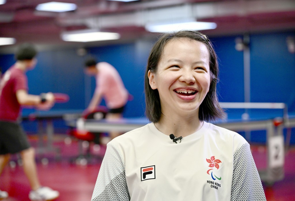 李曉桐表示,雙打與混雙時有拍檔,心情相對放鬆。 李曉桐表示,雙打與混雙時有拍檔,心情相對放鬆。