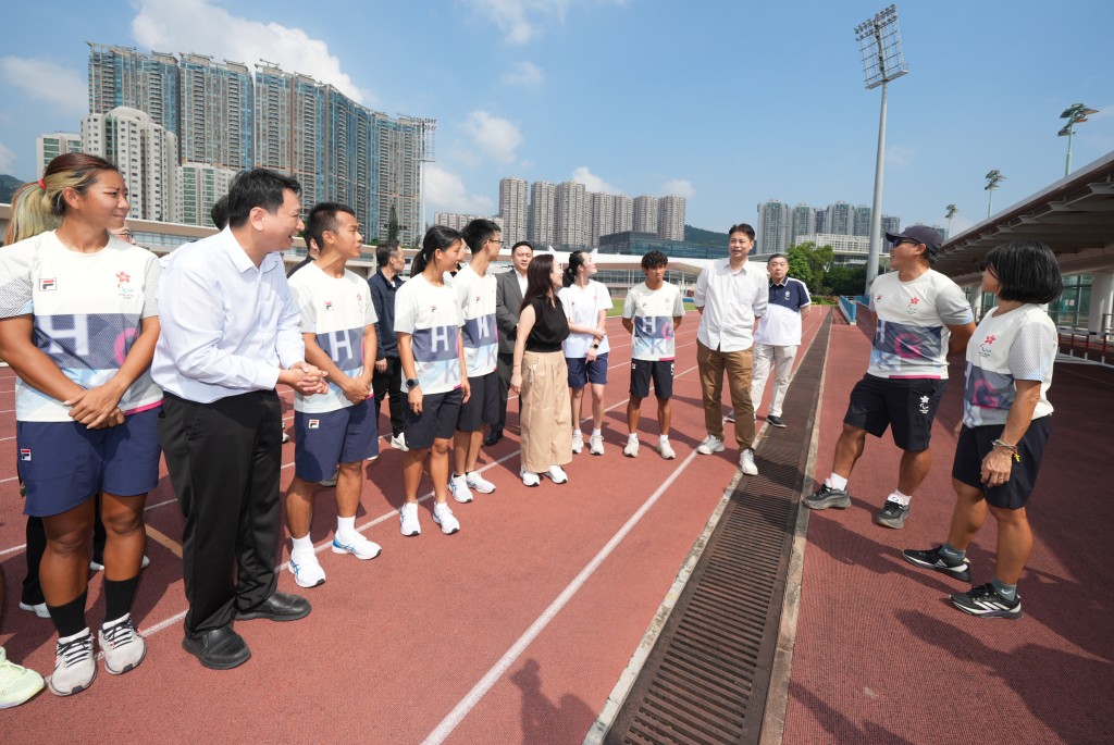 第五届亚洲残疾人运动会 立法会民政及文化体育事务委员会参观港队训练。