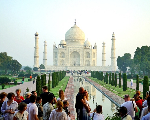 泰姬陵實施限時遊覽措施。資料圖片