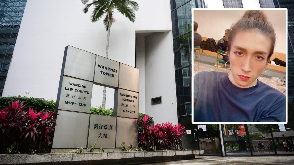 李启言（阿Mo）今早以视像系统作供，称目前仍在医院接受治疗。资料图片