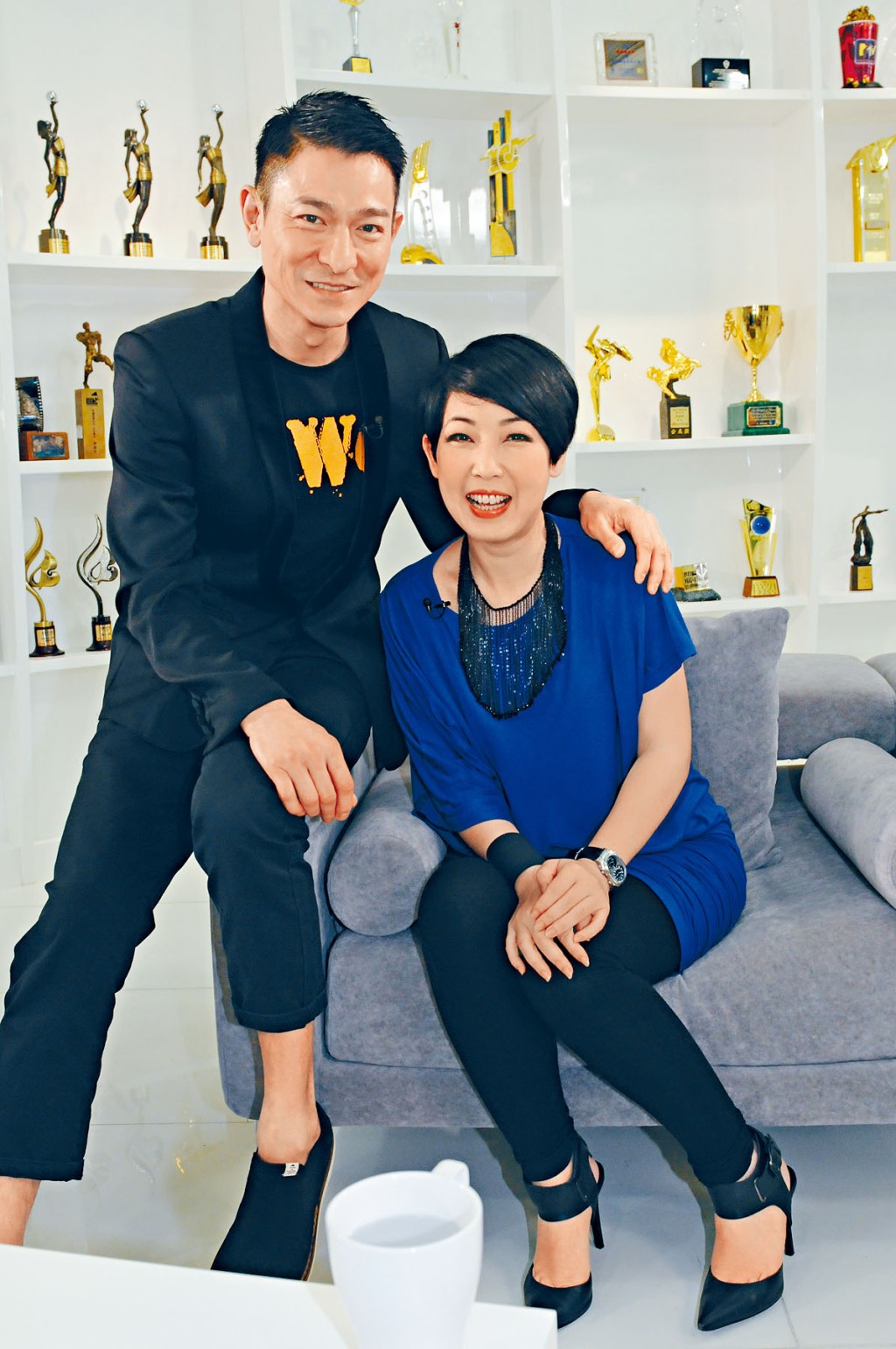 華仔與黎芷珊均對賭王的離世感不捨。