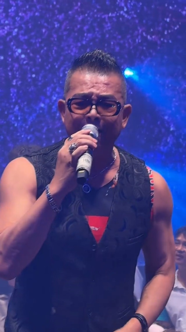 吳毅將最近在內地登台，影片在社交平台上流出。