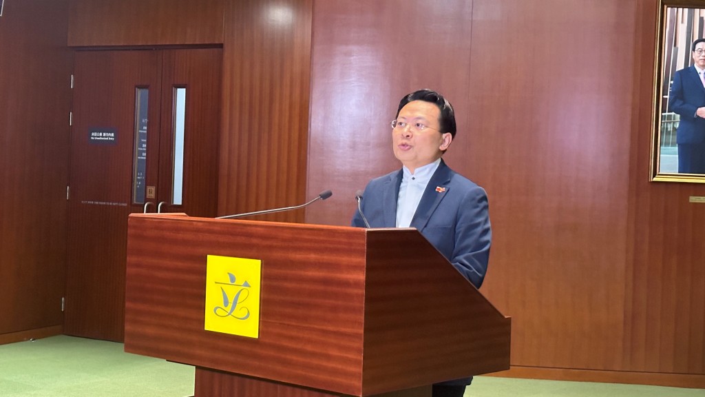 民建聯立法會議員陳勇。常彧璠攝
