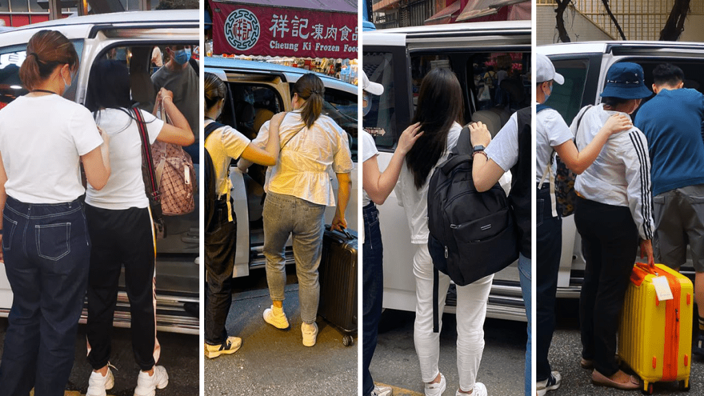 行動中,警方拘捕4名女子。警方提供