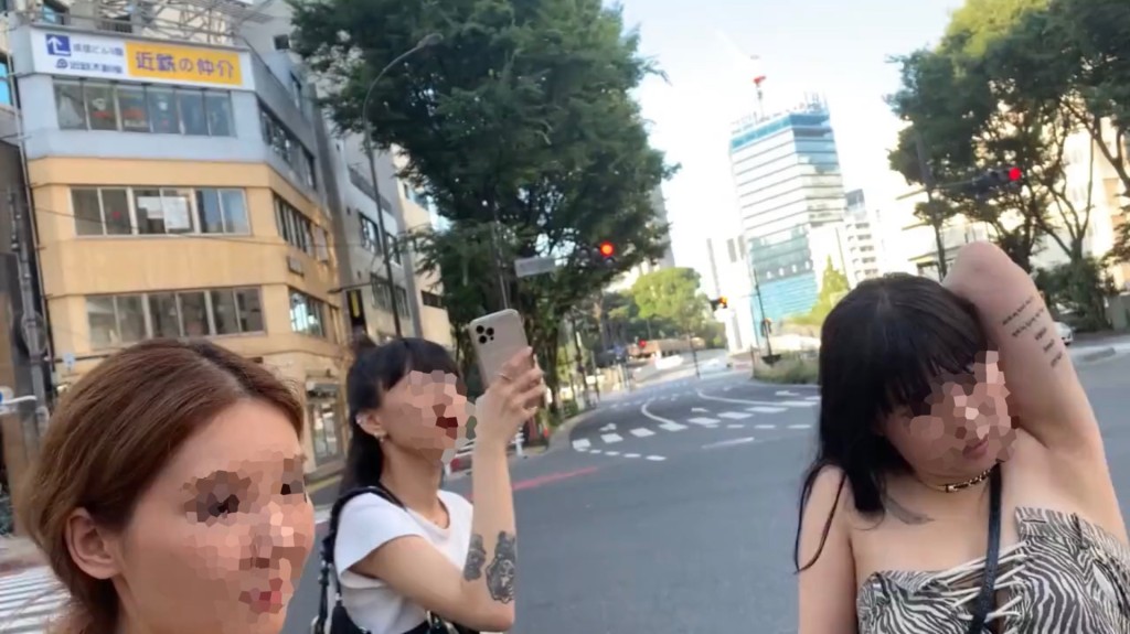 3名中國女子反拍「痴漢」。
