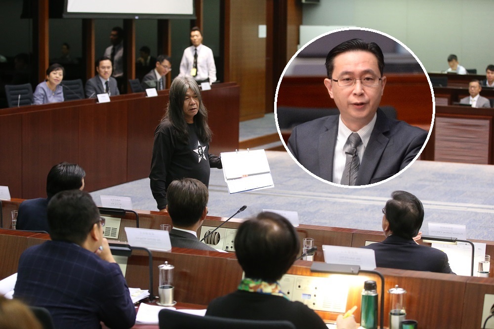 梁國雄、馬紹祥(小圖)。資料圖片