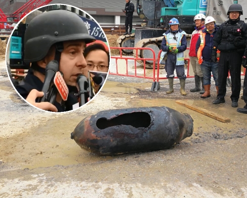 馬偉德直言從不期望有其他炸彈。警方圖片/梁國峰攝