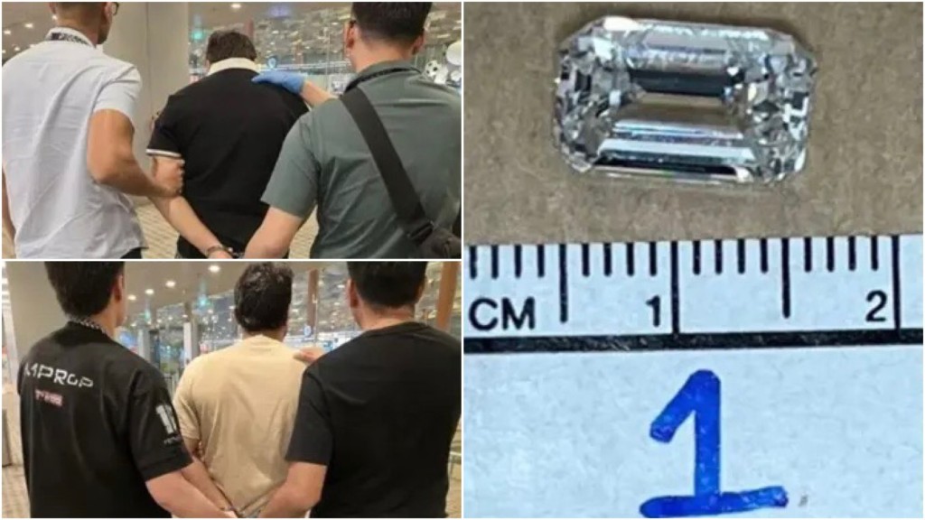 印度遊客赴獅城「口含假鑽」掉包近5卡鑽石被抓。 新加坡警方