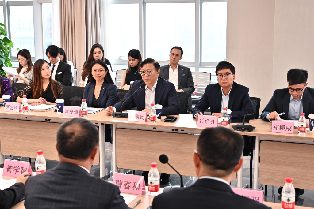 張國鈞本月初率領首個青年法律業界及法律學生代表團考察惠州。