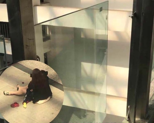 5歲男童因護欄螺絲沒弄緊，依靠後墮樓亡。(網圖)