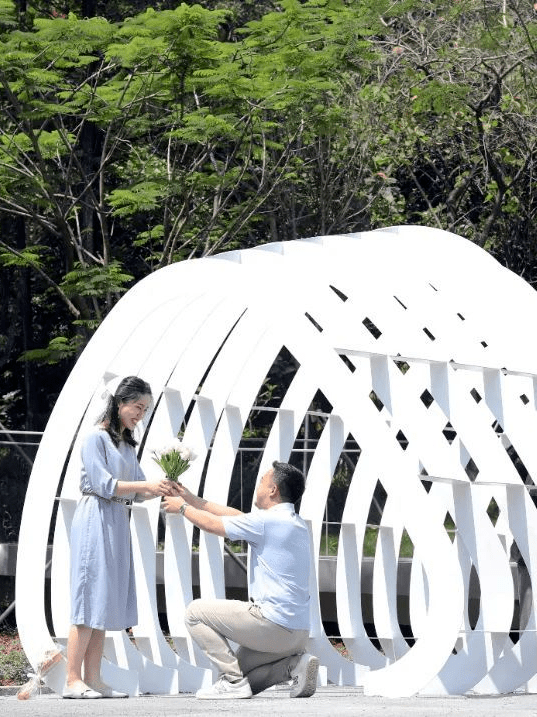 光明區民政局婚姻登記處，位於光明新城公園內。