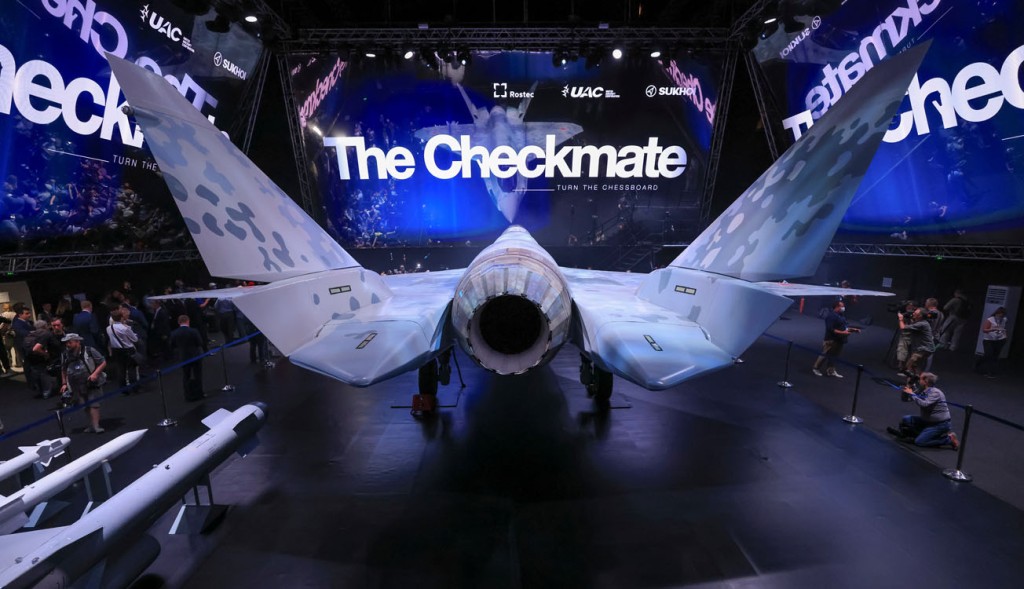 俄第五代戰鬥機「Checkmate」。路透社圖片