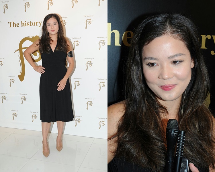 劉萬儀陪媽咪翁靜晶睇鬼片、吃薯片減壓。