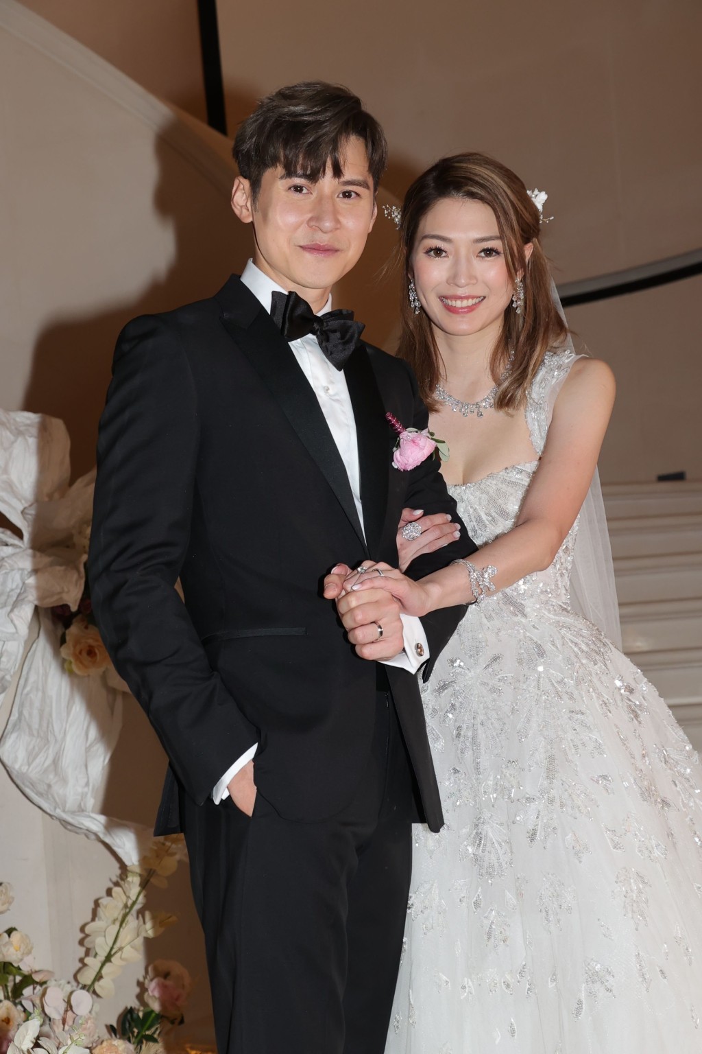 连诗雅今年4月与陈家乐结婚。