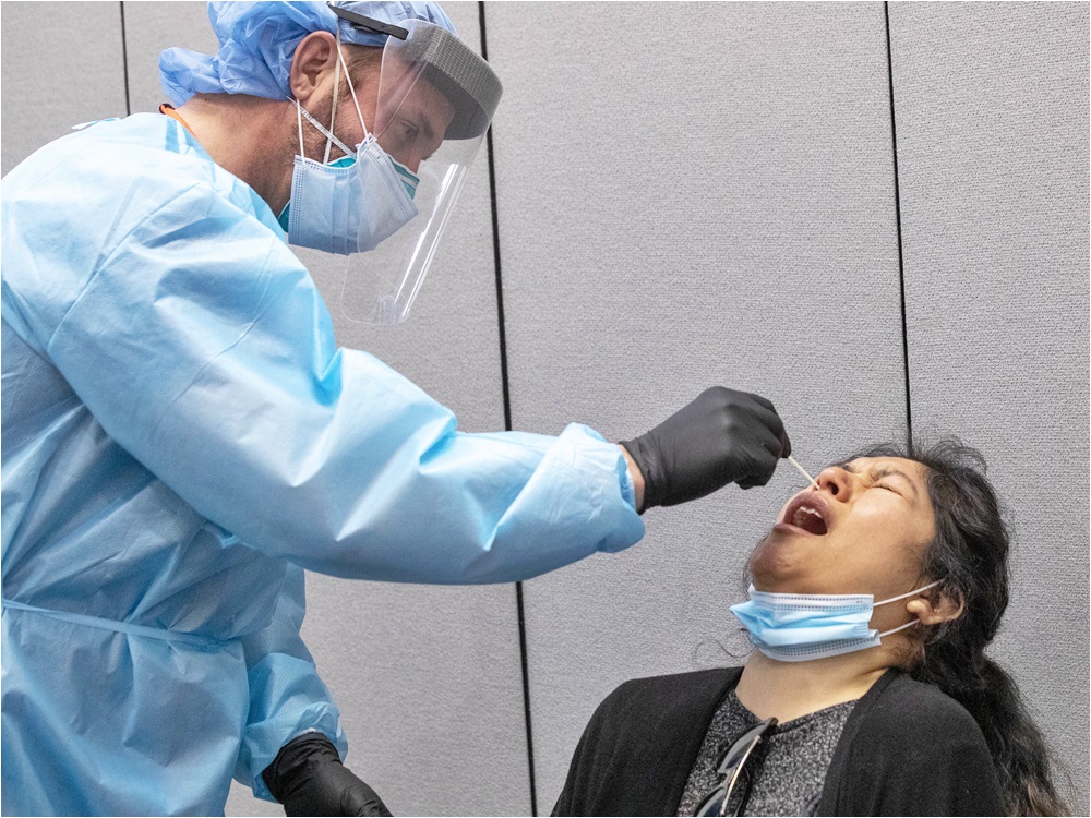 美国纽约州有严格的检疫措施。AP资料图片