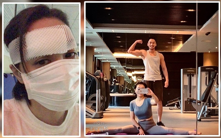 賴弘國近期頻晒健身照，今早如常晒照並跟女友人合照，但因同時傳出阿嬌撞傷頭消息，故被網民罵。