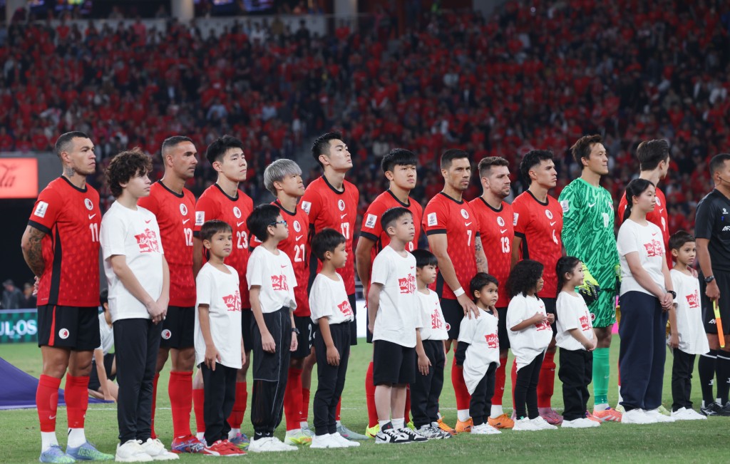 香港足球代表隊於11月18日，主場以1:2不敵新加坡，無緣晉身亞洲盃決賽周。資料圖片