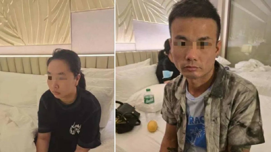 龔姓女主謀(左)及一吳姓男疑犯，潛逃多日後在菲律賓被捕。菲龍網