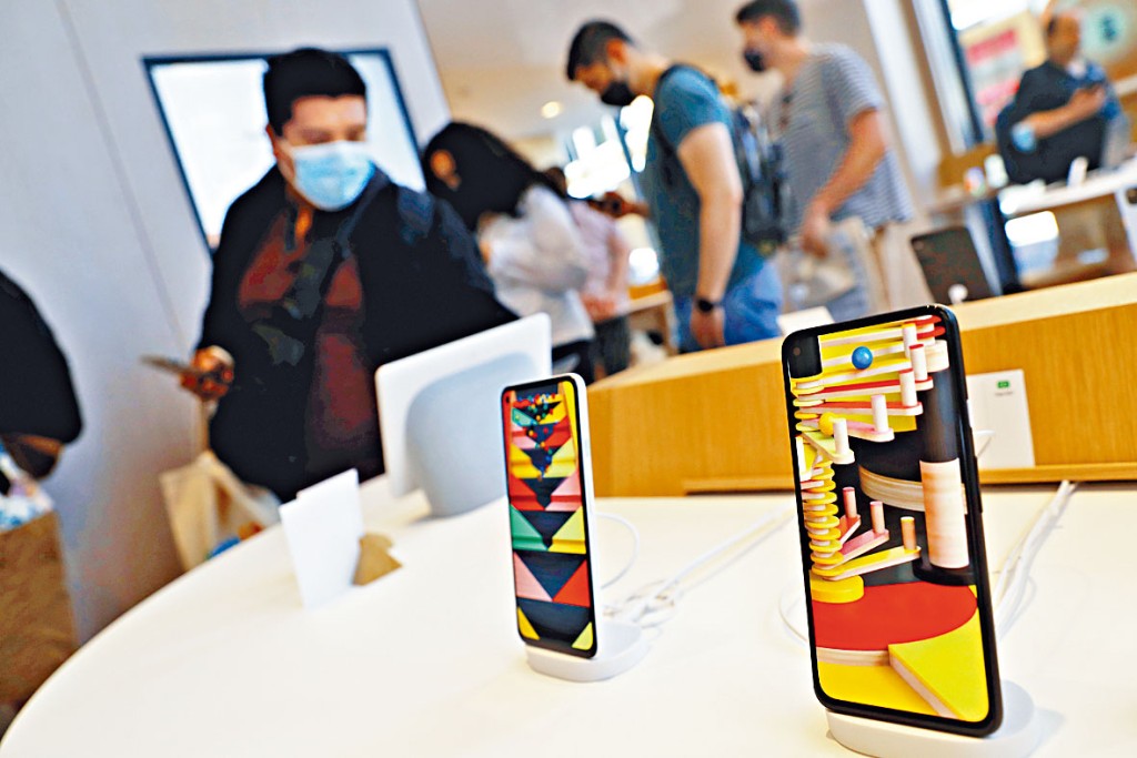 纽约市的一间手机店。