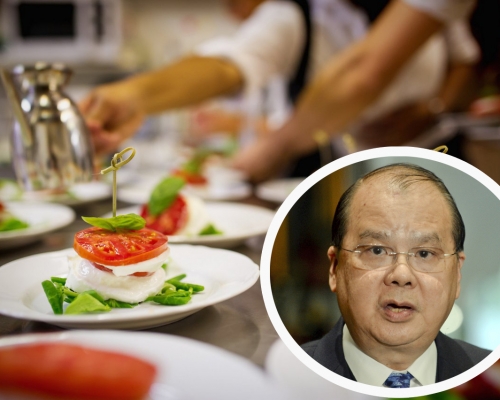 行政署現正為政務司司長辦公室聘請助理廚師。小圖為政務司司長張建宗。  資料圖片