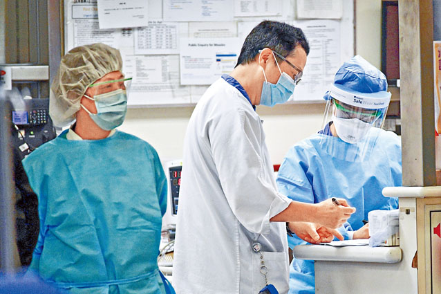 ■醫管局防護裝備庫存，僅夠一個月使用，不知能否足夠應付這場「戰疫」。