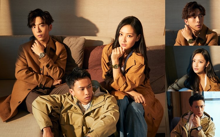 Edan、Mandy和Locker代言腕錶。