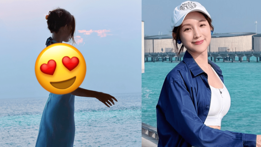 《中年好聲音》最索評審海兒露出大面積白滑肌  夕陽下派福利「真空」挑戰性感極限