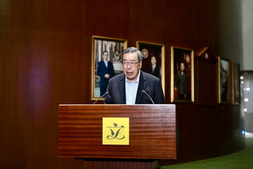 梁君彥早前已宣布不角逐連任。劉駿軒攝 梁君彥早前已宣布不角逐連任。劉駿軒攝