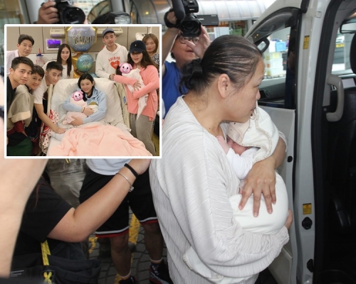 賭王四房喜事連連，超盈和猷君先後都有BB出世。