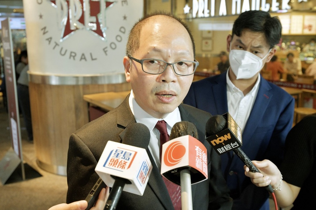 華員會會長蔡冠龍。 華員會會長蔡冠龍。