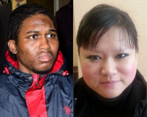 索伯斯(左)殺害馬清清(右)被判二級謀殺罪名成立。 網上圖片