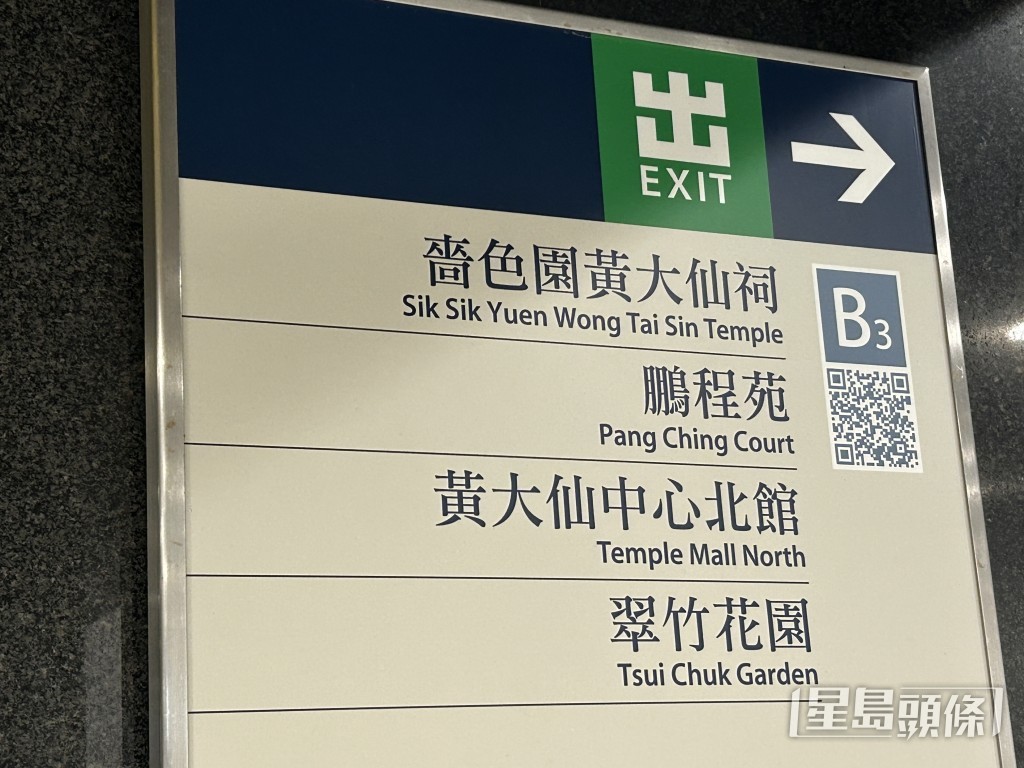 港鐵宣布由於天氣不穩,部分車站出入口暫時關閉以便作防護措施,當中包括黃大仙B3出入口。 港鐵宣布由於天氣不穩,部分車站出入口暫時關閉以便作防護措施,當中包括黃大仙B3出入口。