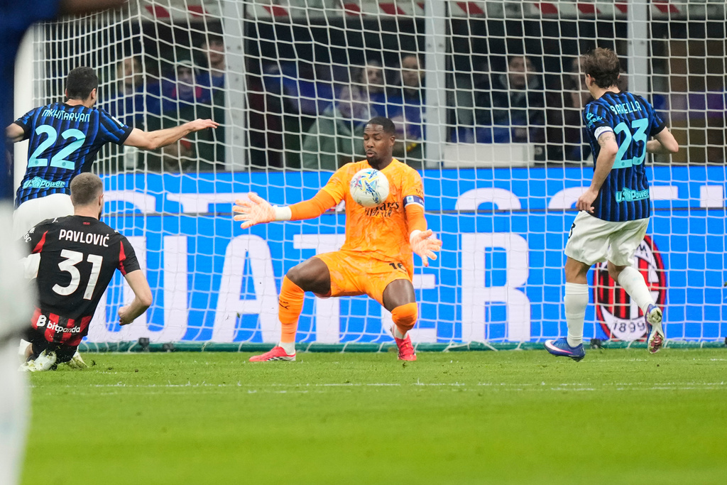 米希達利恩單刀失機。美聯社