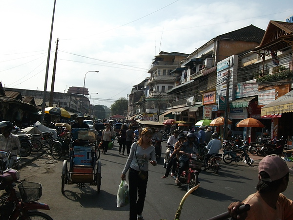 柬埔寨街景。