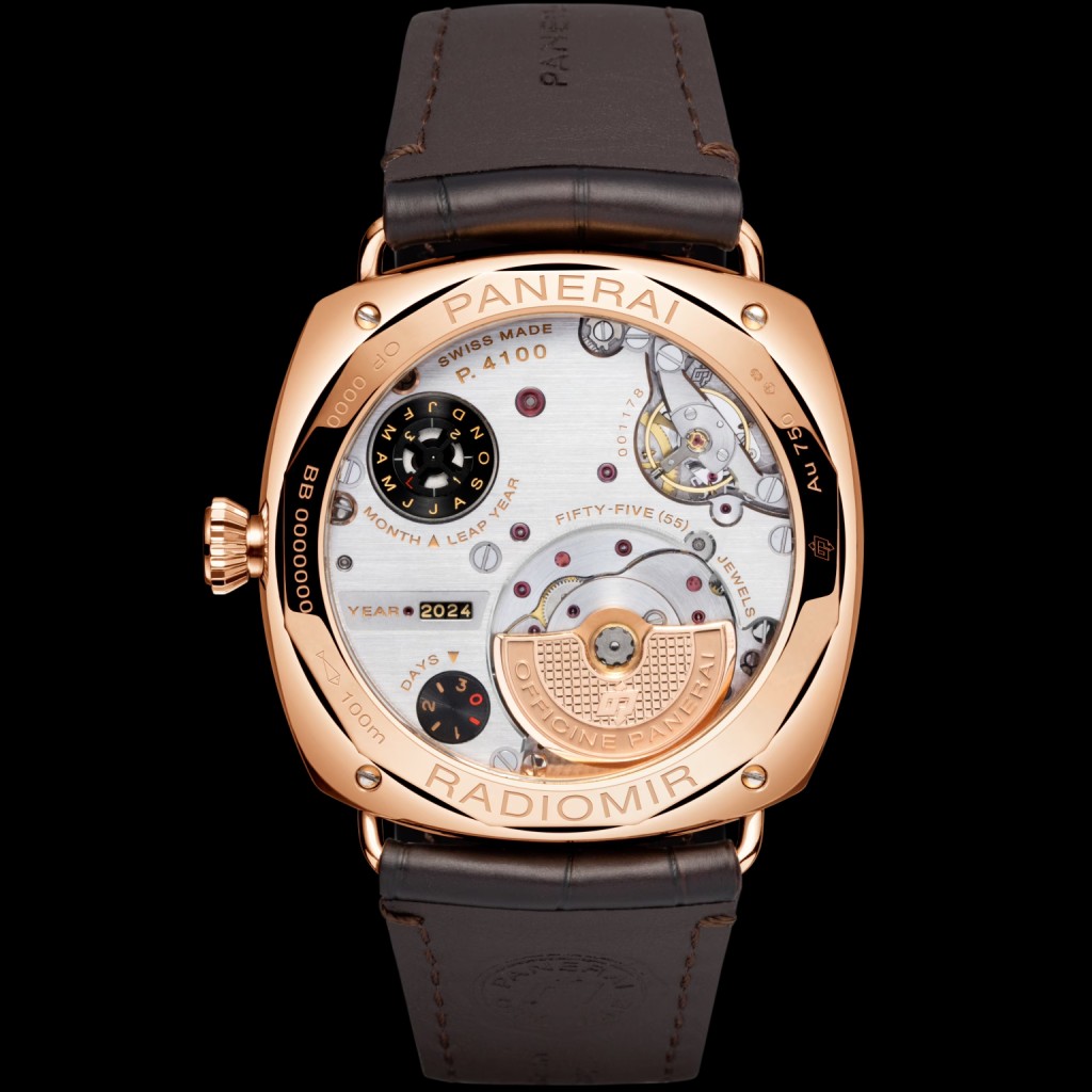 P.4100機芯終於落戶Radiomir並以Goldtech紅金型號登場。