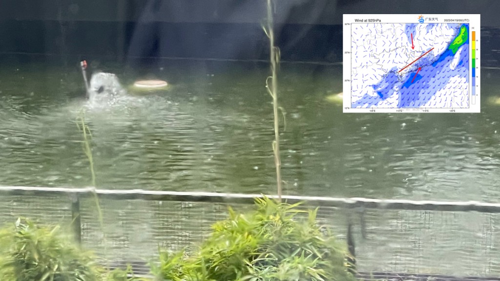 中央氣象台預計,受冷空氣影響,南部廣東等地持續出現雨天。(微博)