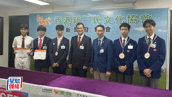 香港代表隊於第75屆「再生元國際科學與工程大獎賽2025」獲得一項二等獎及一項四等獎。 佘丹薇攝