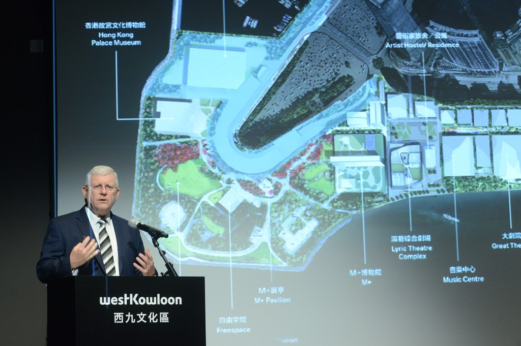 西九文化區管理局行政總裁栢志高。資料圖片
