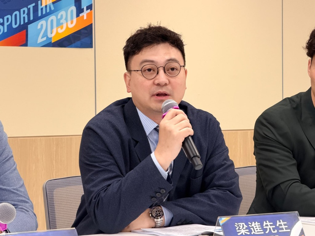自由黨飲食界議員梁進。 自由黨飲食界議員梁進。